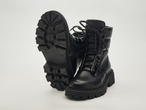 Жіночі зимові ботинки 23-100 Комб лак - Основні контакти 03