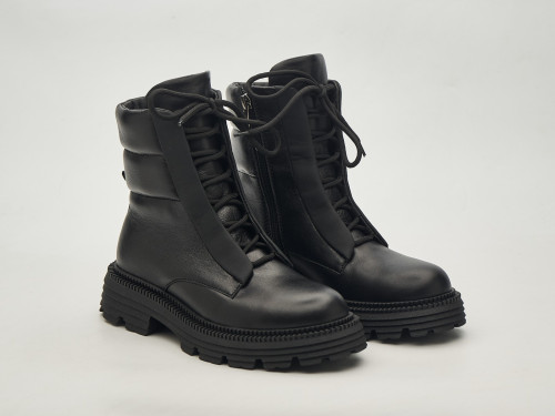 Жіночі зимові ботинки 23-100 чорні - Основні контакти 02