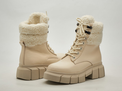 Жіночі зимові ботинки 23-101 Беж - Основні контакти 03