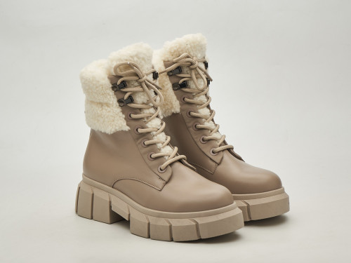 Жіночі зимові ботинки 23-101 капучино - Основні контакти 02