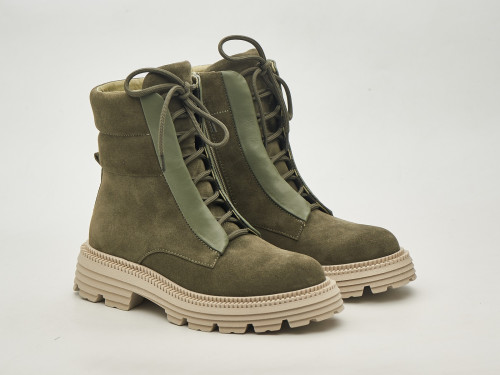 Жіночі зимові ботинки 23-100 олива - Основні контакти 02