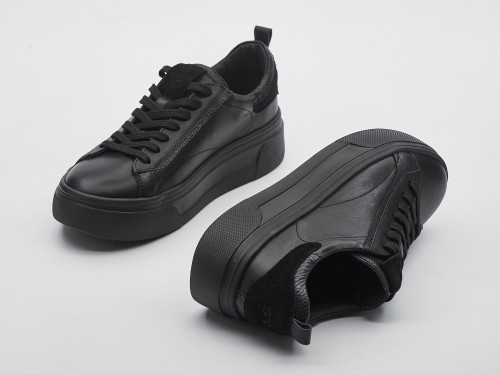 Женские кеды весна 24-903 черные - Основные контакты 05