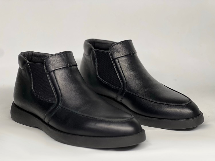 Чоловічі челсі на хутрі 25-53 чорні - Основні контакти 02