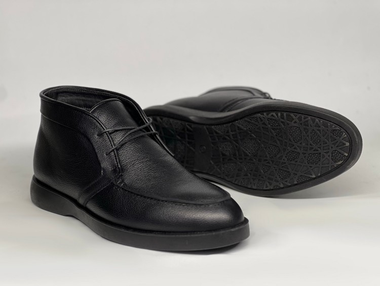 Чоловічі ботинки на хутрі  25-41 чорні - Основні контакти 03