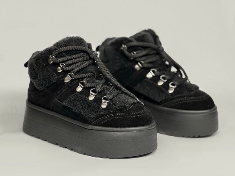 Жіночі хутряні черевики 25-970 ч\з - Основні контакти 02