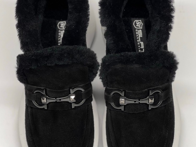 Жіночі  хутряні ботинки 25-951 ч\з - Основні контакти 04