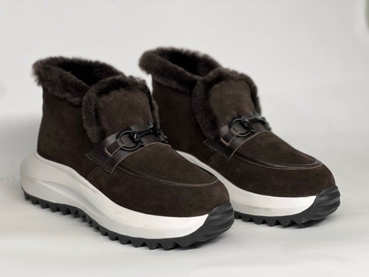 Жіночі хутряні ботинки 25-951 ш\з - Основні контакти 02