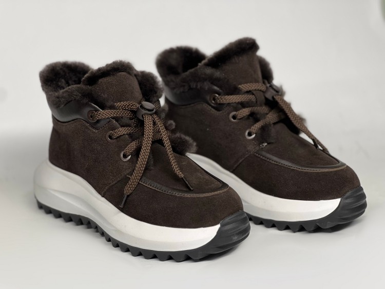 Жіночі хутряні ботинки 25-955 ш\з - Основні контакти 02