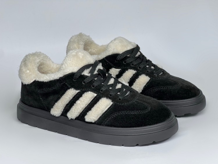 Жіночі хутряні кросівки 25-215 ч\з - Основні контакти 02
