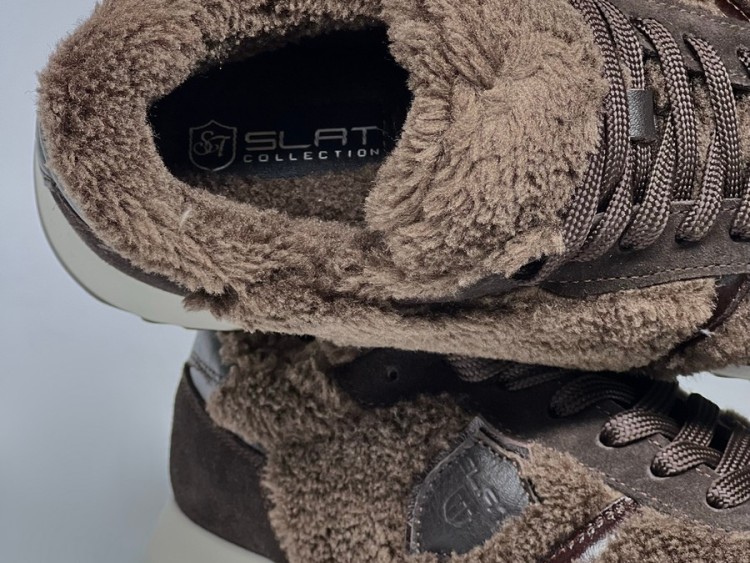 Жіночі хутряні кросівки 25-325 шоколад - Основні контакти 05