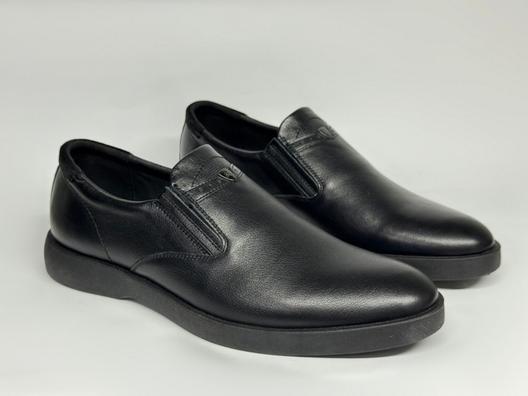 Чоловічі туфлі мод.25-330 чорні - Основні контакти 05