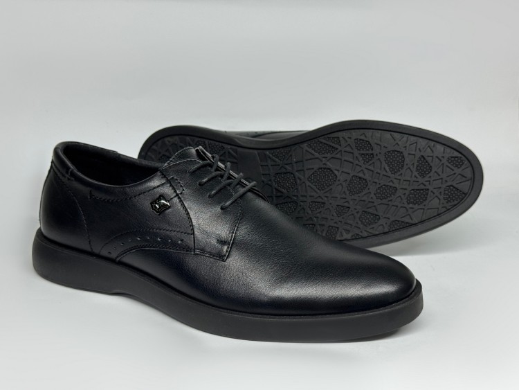 Чоловічі туфлі мод. 25-331 чорні - Основні контакти 03