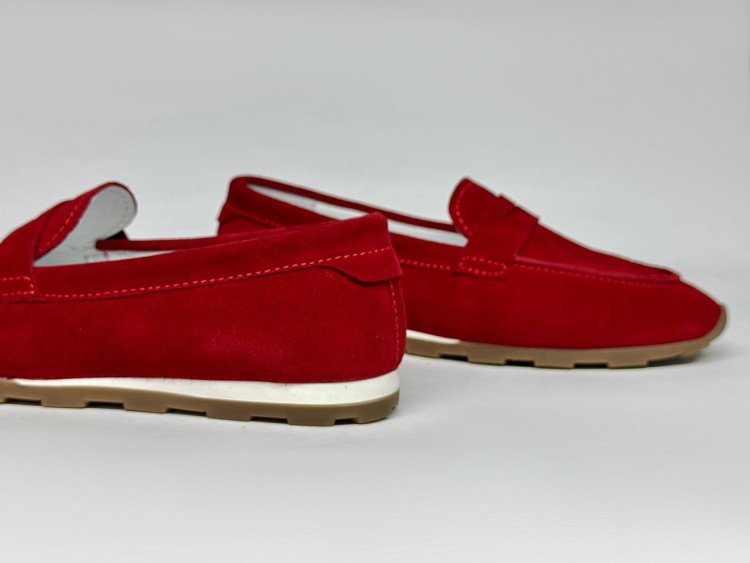 Жіночі мокасини мод. 26-880 червоні - Основні контакти 06