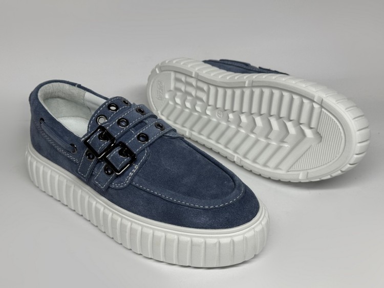 Жіночі лофери мод. 26-875 джинс - Основні контакти 03