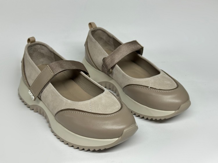 Жіноча балетка мод. 26-890 капучино - Основні контакти 03