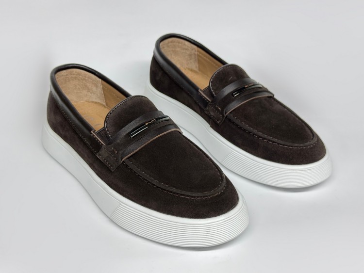 Жіночі весняні кеди лофери 26-898 шоколад - Основні контакти 03