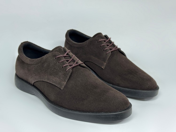 Мужские туфли мод. 25-01 шоколад - Основные контакты 02