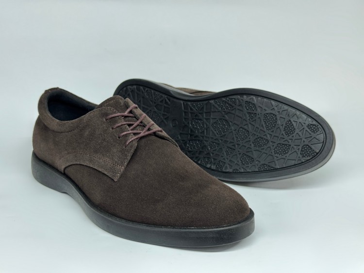 Мужские туфли мод. 25-01 шоколад - Основные контакты 03