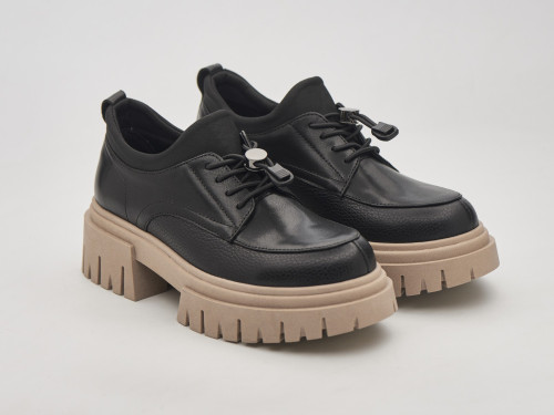 Жіночі туфлі 23-801 чорні - Основні контакти 02