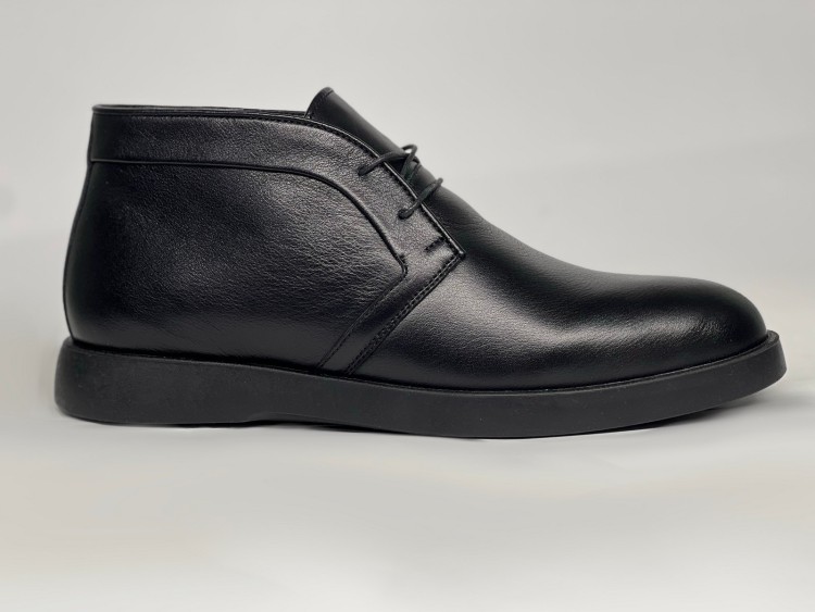 Чоловічі чоботи на хутрі 25-40 чорні - Основні контакти 01 