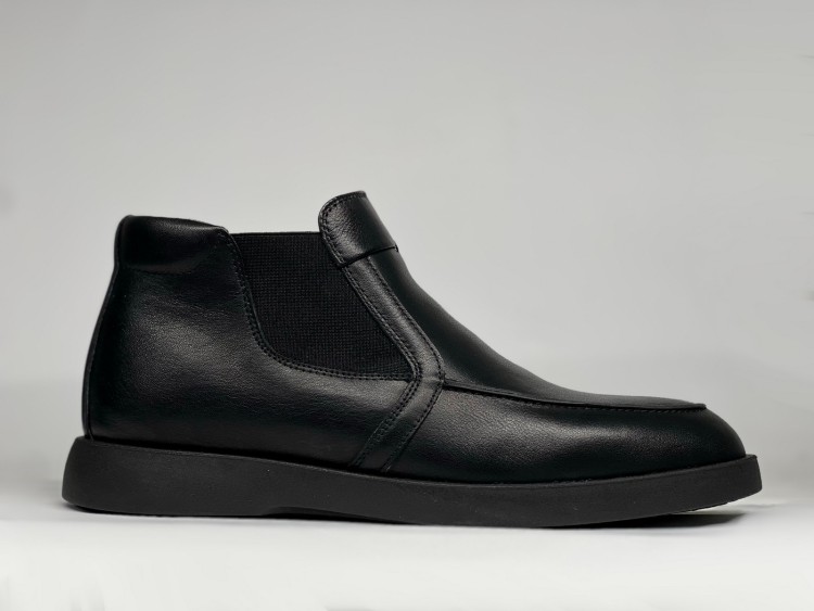 Чоловічі челсі на хутрі 25-53 чорні - Основні контакти 01 