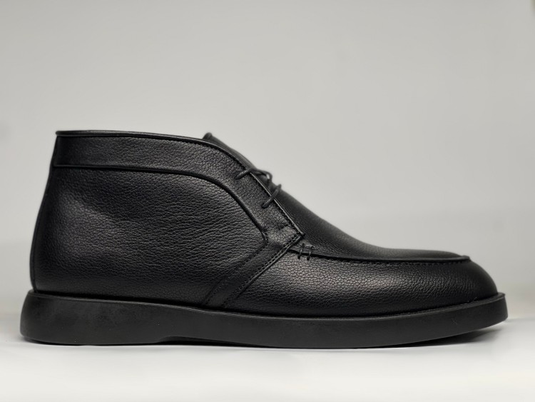 Чоловічі ботинки на хутрі  25-41 чорні - Основні контакти 01 