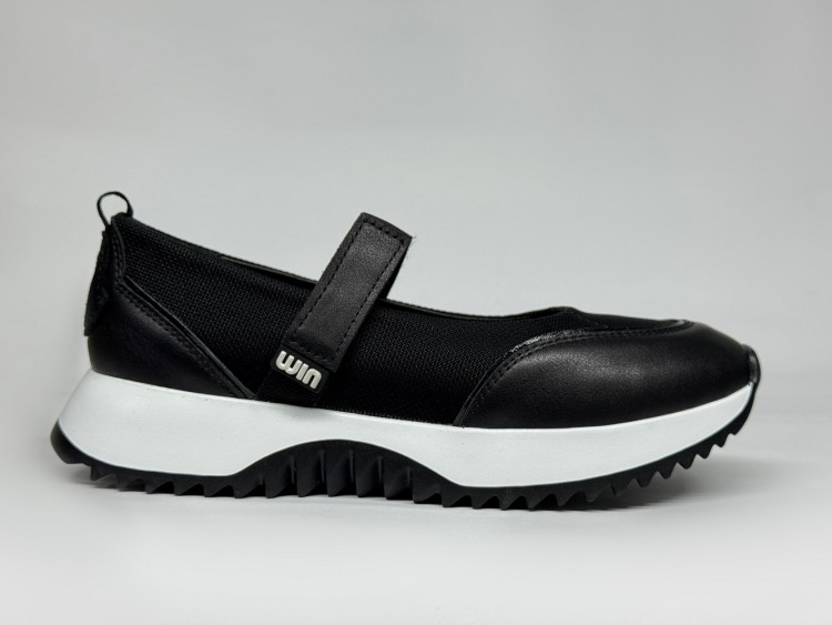 Жіноча балетка мод. 26-891 чорна - Основні контакти 01 