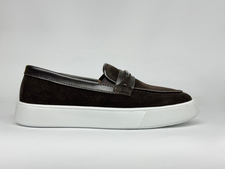 Жіночі весняні кеди лофери 26-898 шоколад - Основні контакти 01 