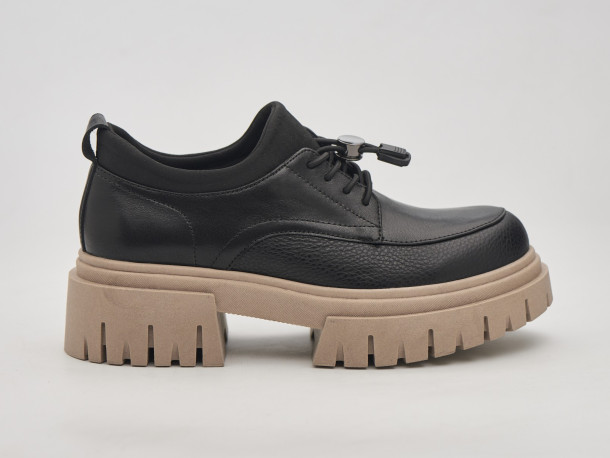 Жіночі туфлі 23-801 чорні - Основні контакти 01 