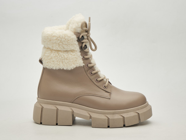 Жіночі зимові ботинки 23-101 капучино - Основні контакти 01 