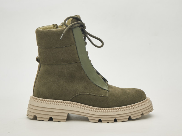 Жіночі зимові ботинки 23-100 олива - Основні контакти 01 