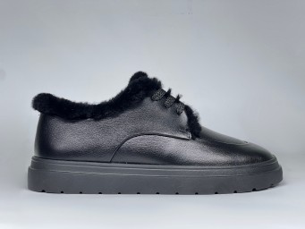 Жіночі хутряні черевики зима 25-202 ч\орні - Основні контакти 