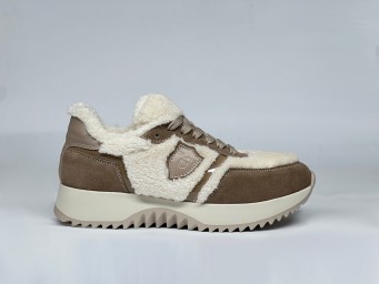 Жіночі хутряні кросівки 25-325 капучино - Основні контакти 