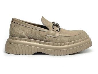 Жіночі лофери у кольорі капучіно 38 - Основні контакти 