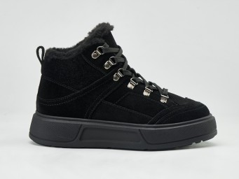 женские зимнии хайтопы 24-970 черный замш - Основные контакты 