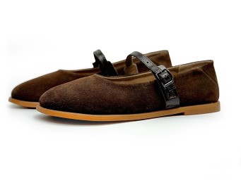 жіночі туфлі балетка весна 25-110 шоколад - Основні контакти 