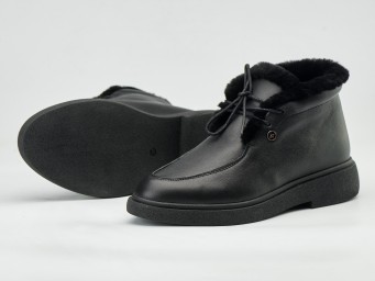 женские зимнии ботинки 24-961 черные - Основные контакты 