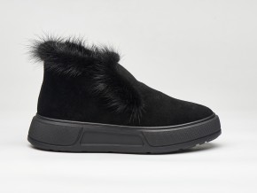 Женские зимние ботинки 24-950 черний замш - Основные контакты 