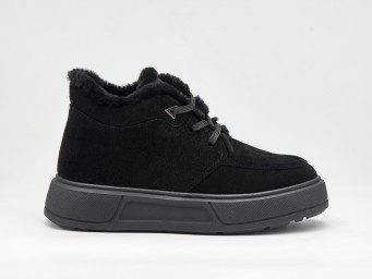 Женские ботинки 24-955 черний замш - Основные контакты 